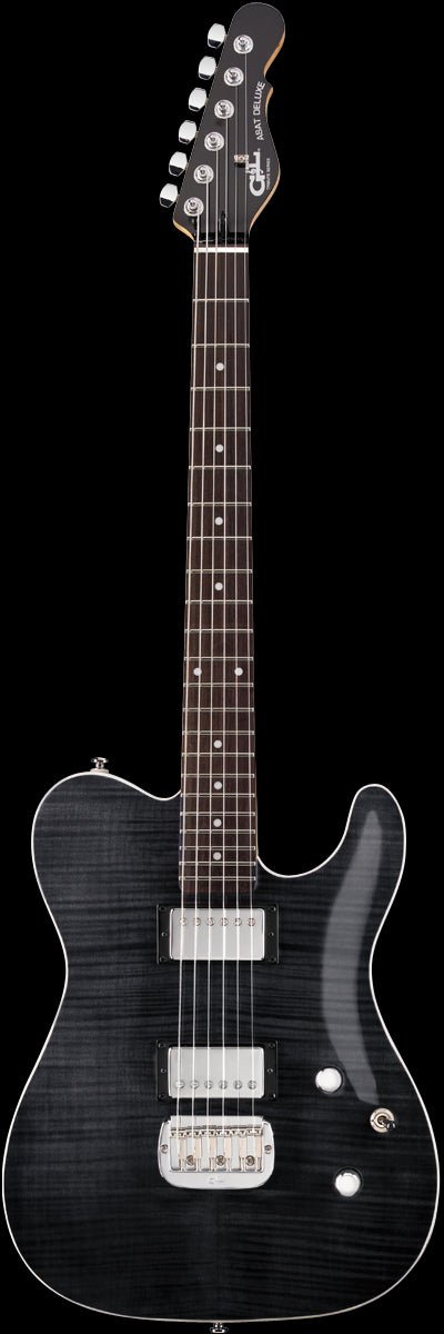 G&L TRIBUTE ASAT DELUXE TRANS BLACK CARV - Music Planet New Zealand