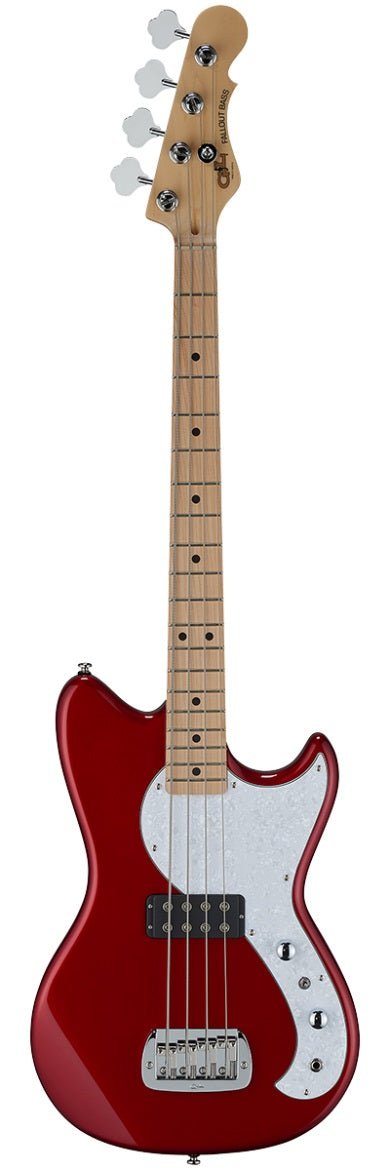 G&L TRIBUTE FALLOUT BASS CANDY RED MP NE - Music Planet New Zealand