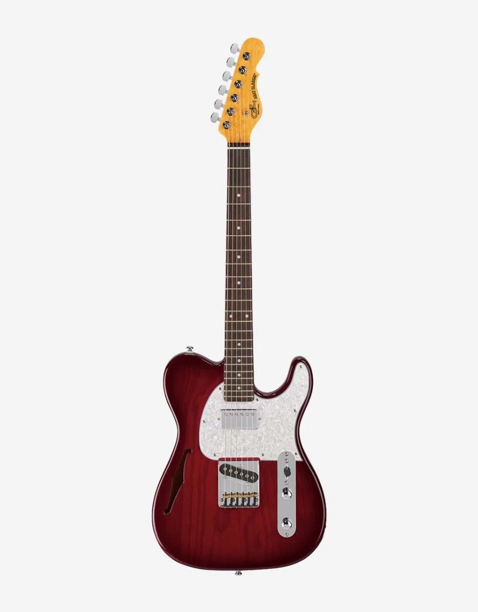 G&L TRIBUTE SERIES ASAT CLASSIC BLUESBOY SH REDBURST - Music Planet New Zealand