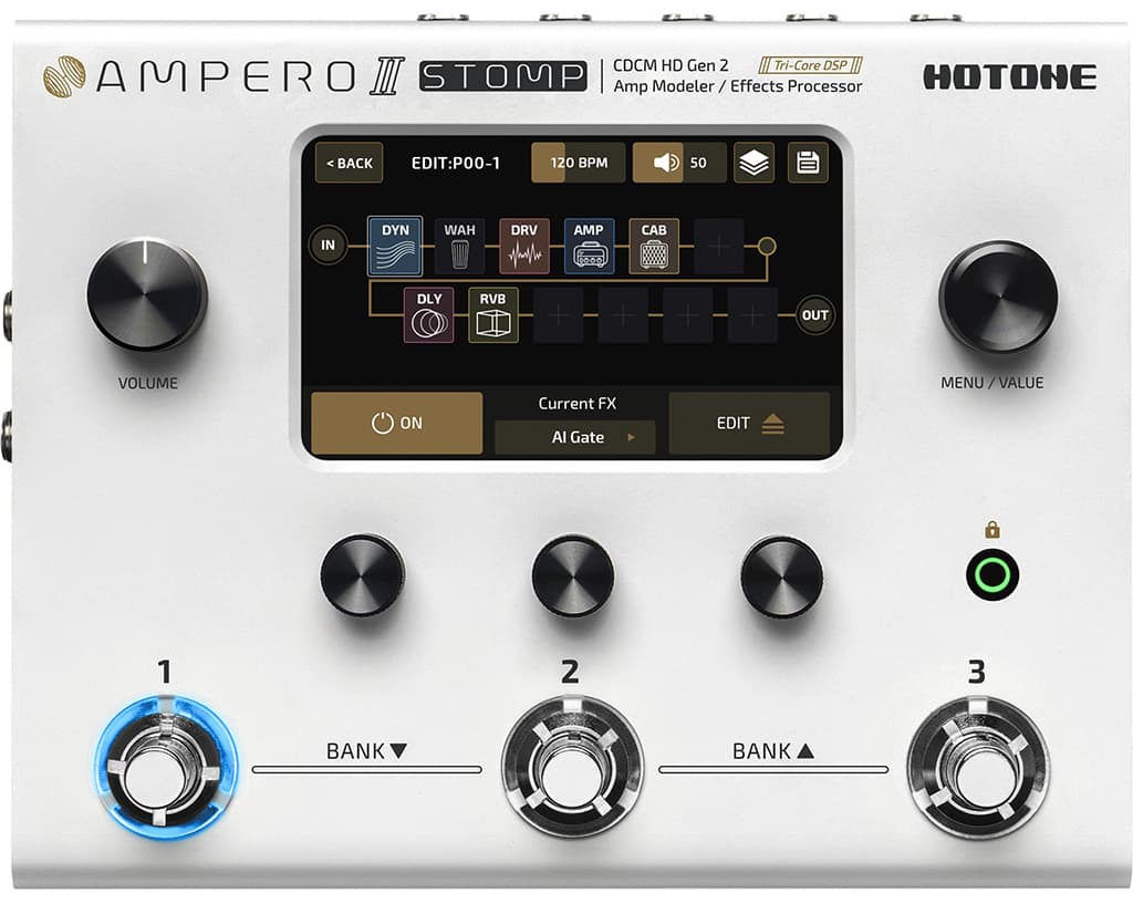 Hotone Ampero II Stomp Gen 2 Amp Modeller | Music Planet NZ
