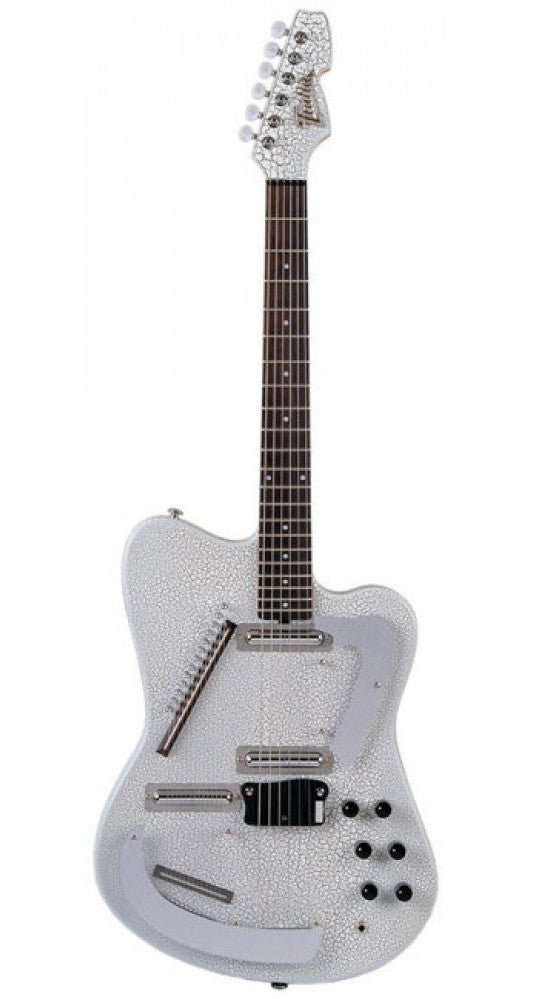 ITALIA MODENA SITAR WHITE CRACKLE - Music Planet New Zealand