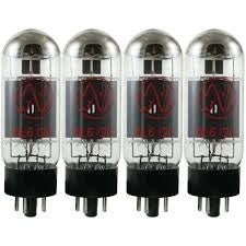 JJ/TESLA 6L6GC VALVE MATCHED QUAD - Music Planet New Zealand