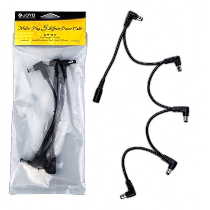 JOYO 24CM 5 WAY DAISY CHAIN CABLE - Music Planet New Zealand