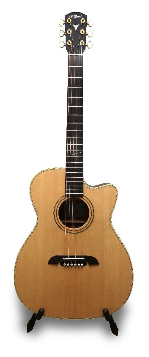 K YAIRI SOLID SPRUCE OM WITH CUTAWAY AND EQ - Music Planet New Zealand