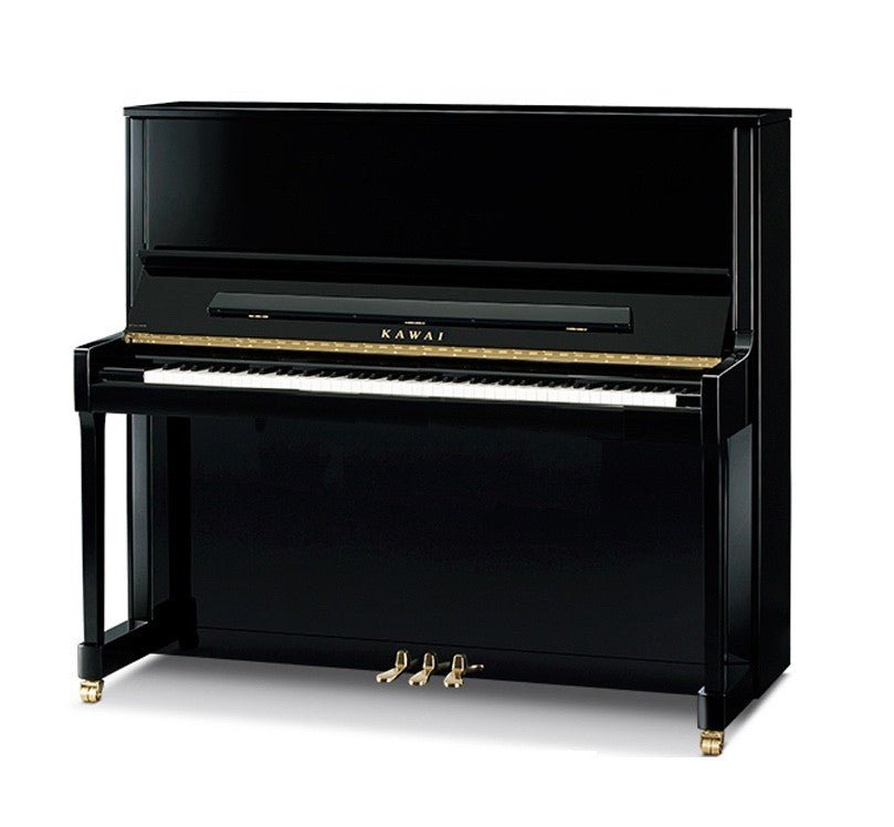KAWAI NS10 124CM UPRIGHT PIANO BLACK - Music Planet New Zealand