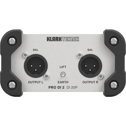 KLARK TECHNIK DI 20P STEREO D.I. BOX - Music Planet New Zealand