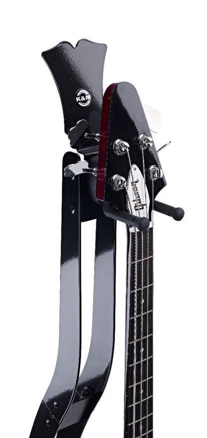 K&M GUITAR STATION LARGE - BLACK - Music Planet New Zealand