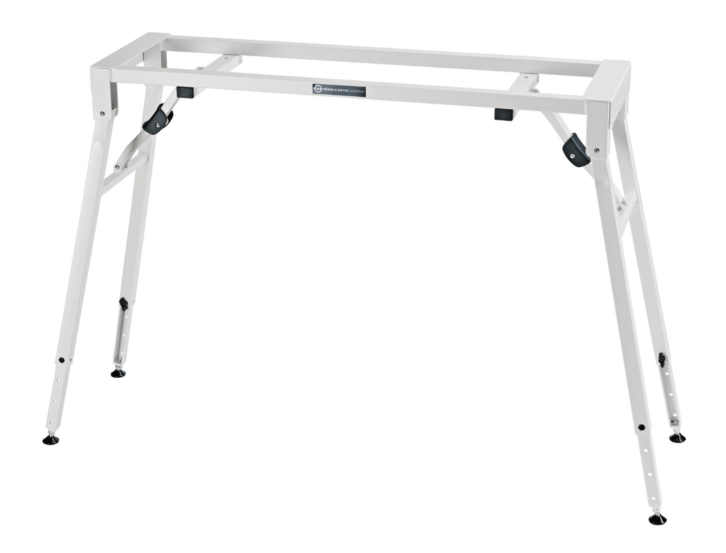 K&M TABLE STYLE STAND FOR DIGITAL PIANOS PURE WHITE - Music Planet New Zealand
