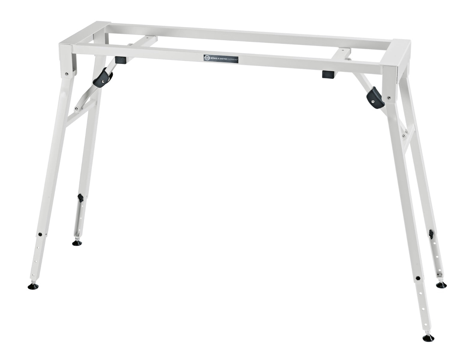 K&M TABLE STYLE STAND FOR DIGITAL PIANOS PURE WHITE - Music Planet New Zealand