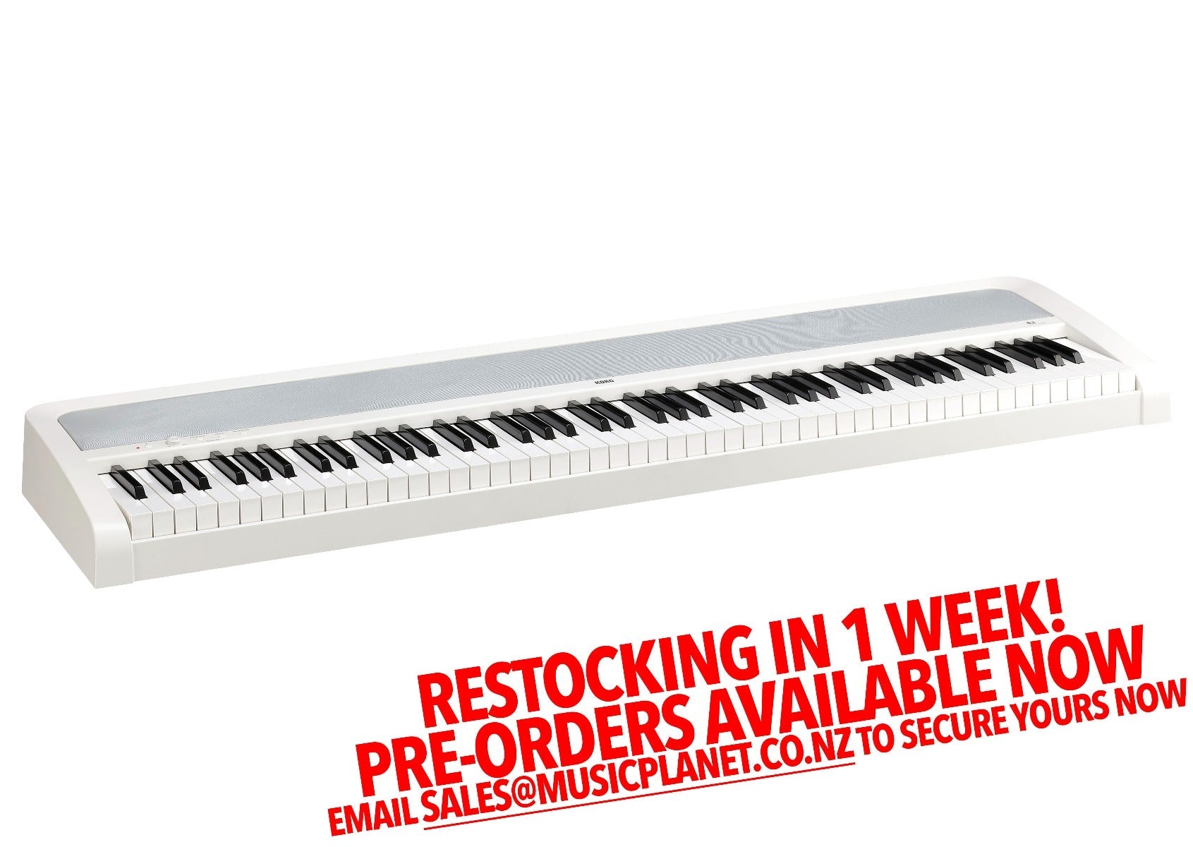 KORG B2 DIGITAL PIANO WITH USB WHITE - Music Planet New Zealand