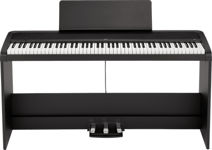 Korg B2+SP 88 - Key Digital Piano with Stand & Triple Pedal Black - Music Planet NZ