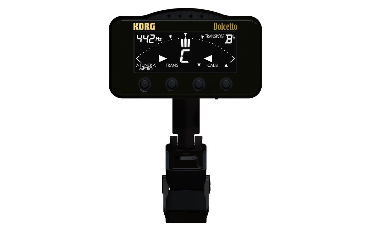 KORG DOLCETTO CLIP ON TUNER METRONOME - Music Planet New Zealand