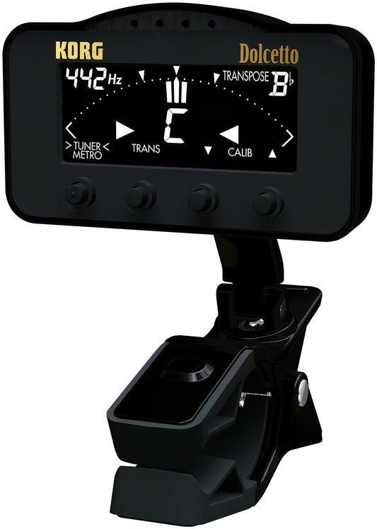 KORG DOLCETTO CLIP ON TUNER METRONOME - Music Planet New Zealand