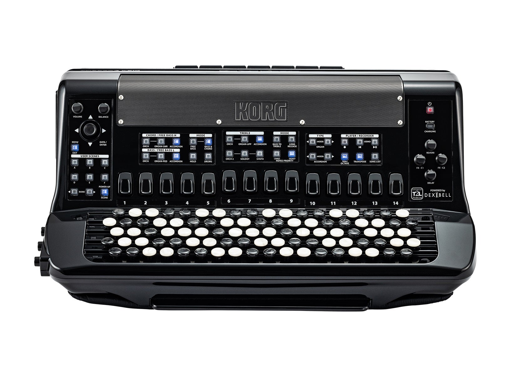 KORG FISA SUPREMA DIGITAL BUTTON ACCORDION - Music Planet New Zealand