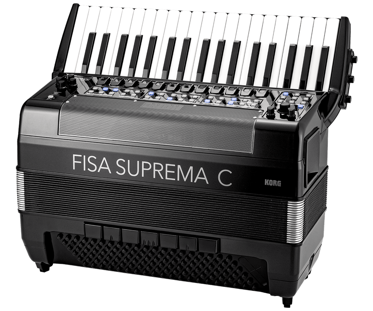 Korg FISA SUPREMA Piano Key Model Digital Accordion (Compact Version) - Music Planet NZ