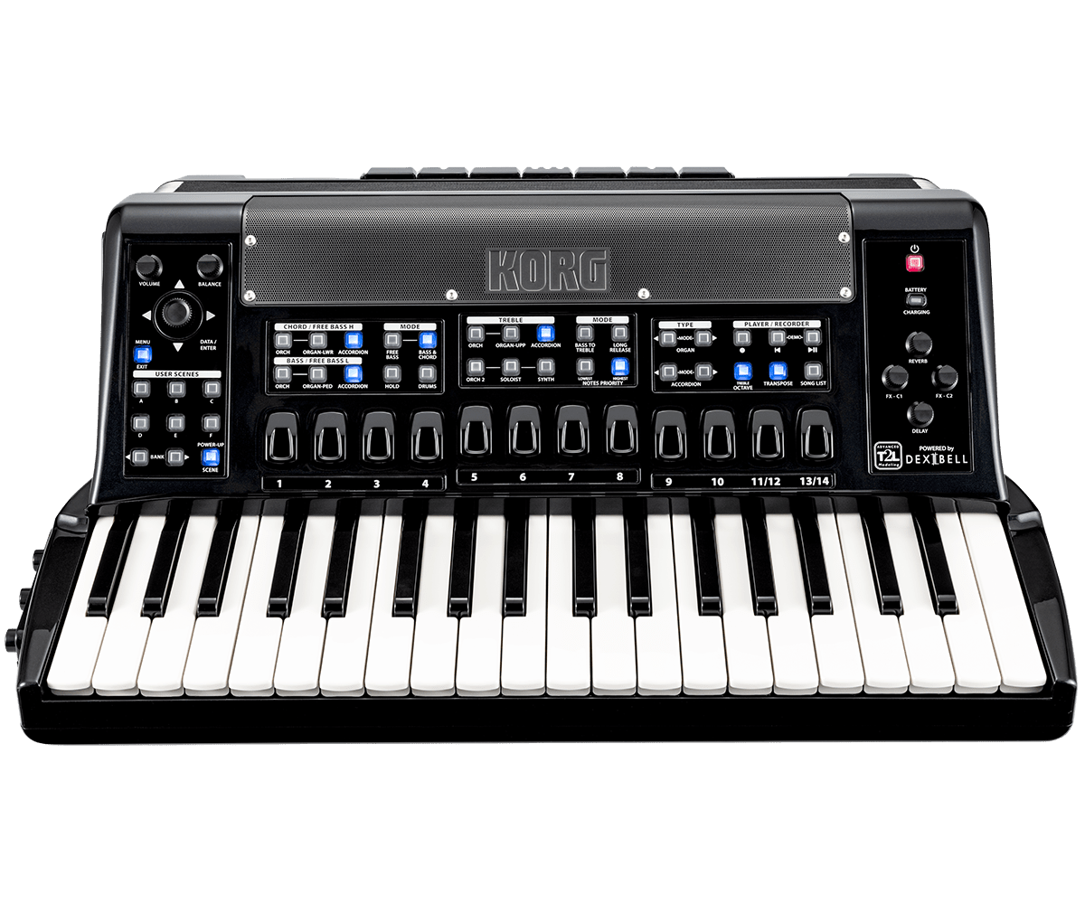 Korg FISA SUPREMA Piano Key Model Digital Accordion (Compact Version) - Music Planet NZ