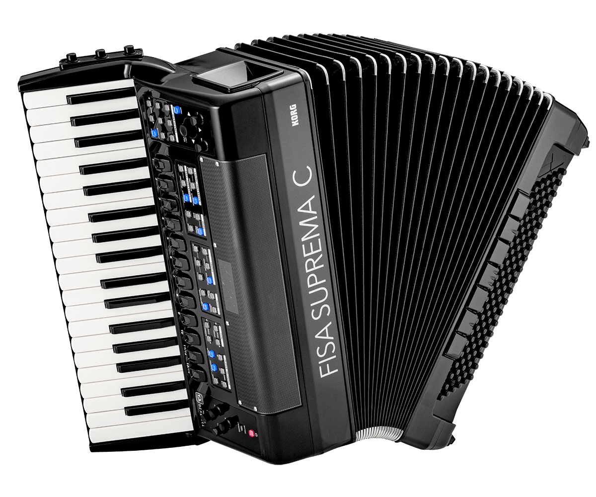 Korg FISA SUPREMA Piano Key Model Digital Accordion (Compact Version) - Music Planet NZ