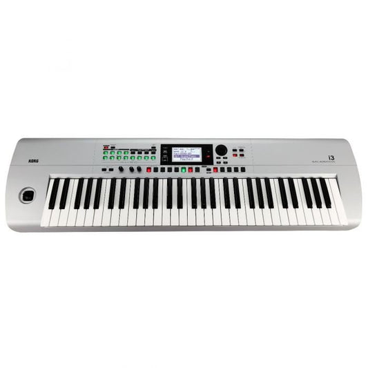 KORG I3 MUSIC W/STATION MATT SILVER - Music Planet New Zealand