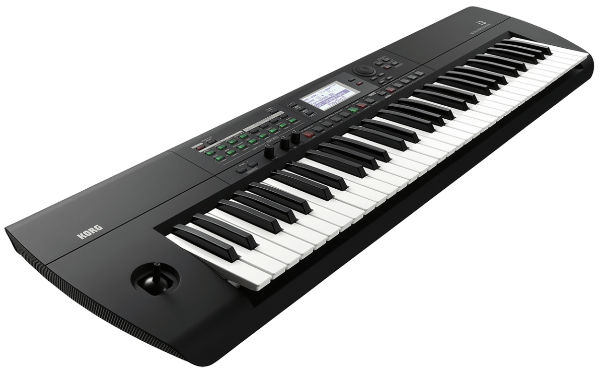 KORG I3 WORKSTATION KEYBOARD MATT BLACK - Music Planet New Zealand