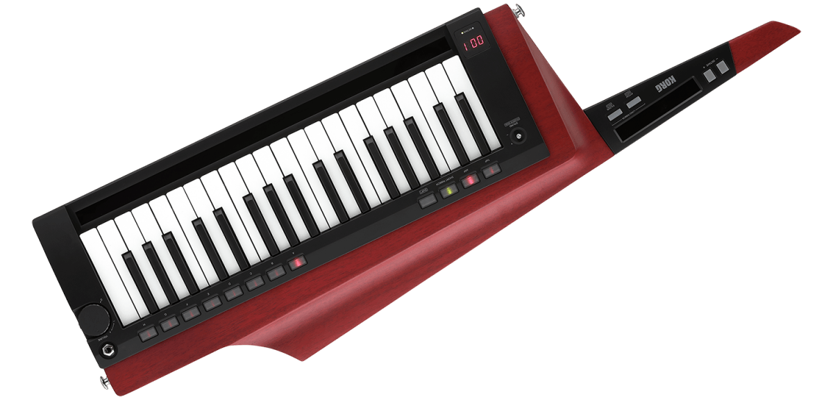 KORG KEYTAR 37 KEYS TRANSLUCENT RED - Music Planet New Zealand