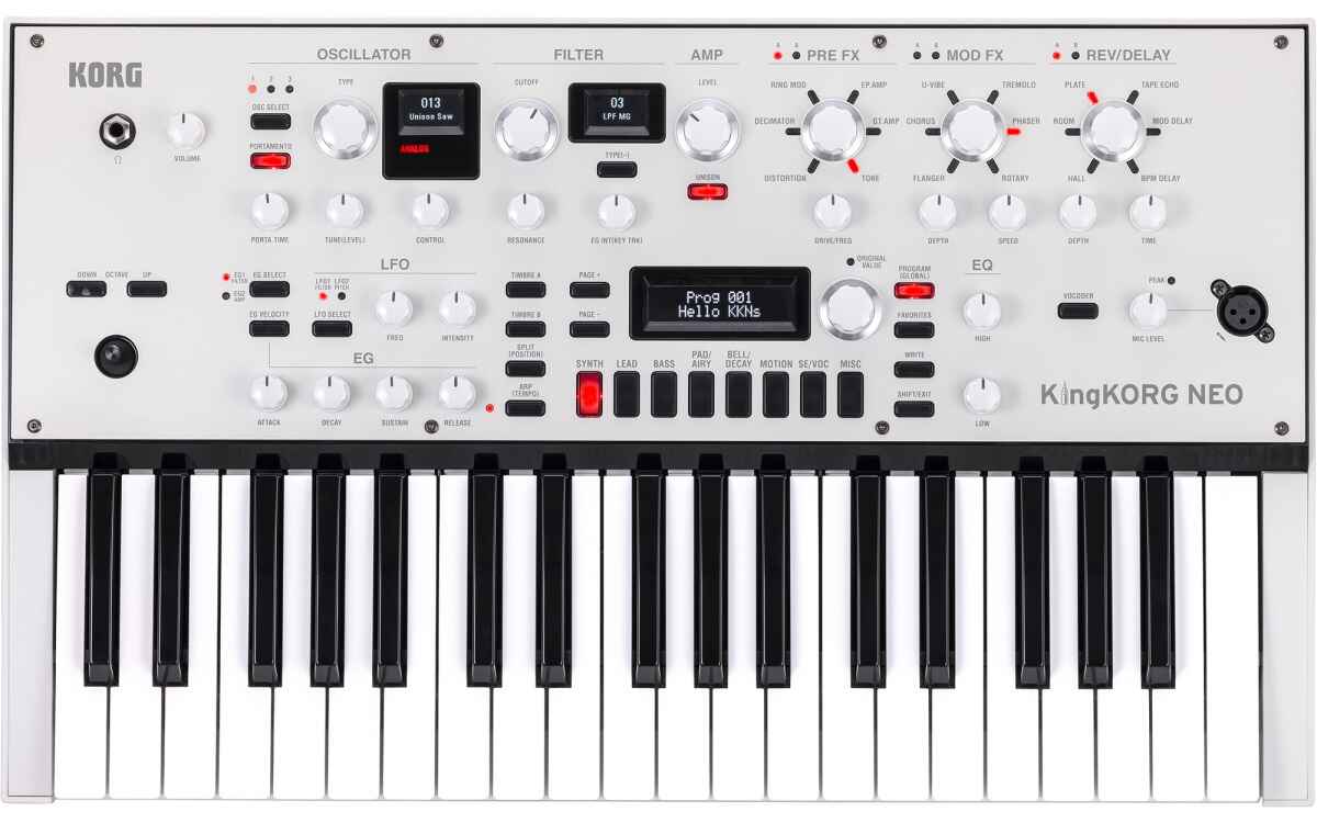 KORG KINGKORG NEO VA SYNTHESIZER/VOCODER - Music Planet New Zealand