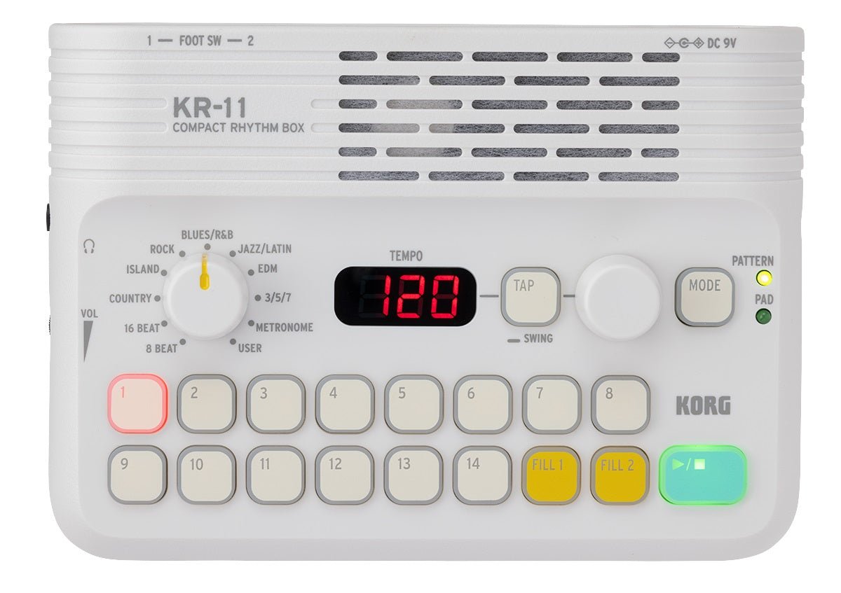 KORG KR - 11 COMPACT RHYTHM BOX - Music Planet New Zealand