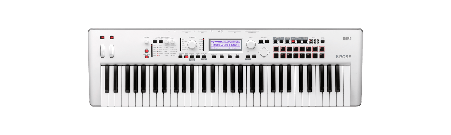 Korg Kross 2 61 Key Synthesizer Workstation White - Music Planet NZ