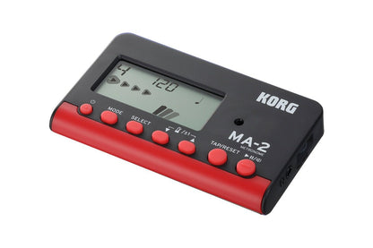 KORG MA2 DIGITAL METRONOME BLACK RED - Music Planet New Zealand