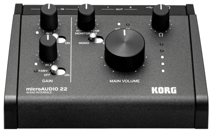 Korg microAUDIO 22 USB Audio Interface - Music Planet NZ