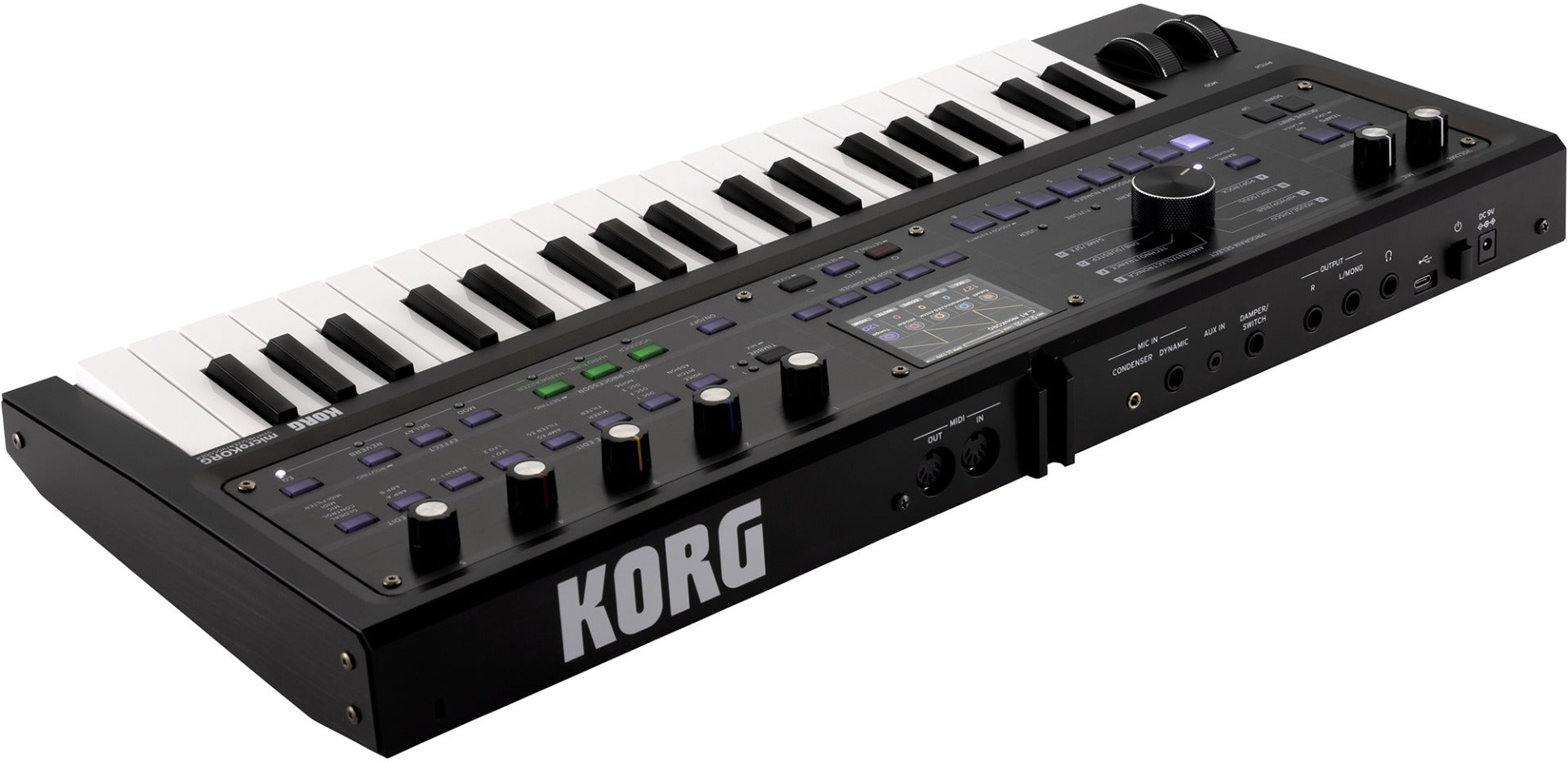 KORG MICROKORG 2 METALLIC BLACK W/BAG - Music Planet New Zealand