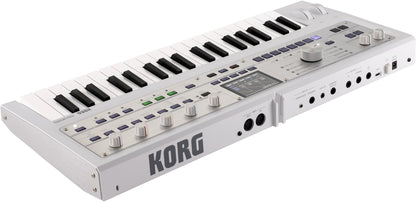 KORG MICROKORG 2 METALLIC WHITE W/BAG - Music Planet New Zealand