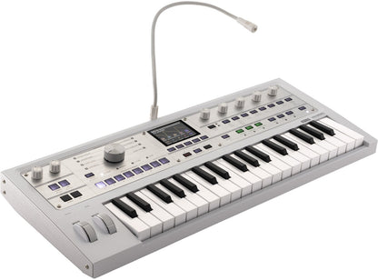 KORG MICROKORG 2 METALLIC WHITE W/BAG - Music Planet New Zealand