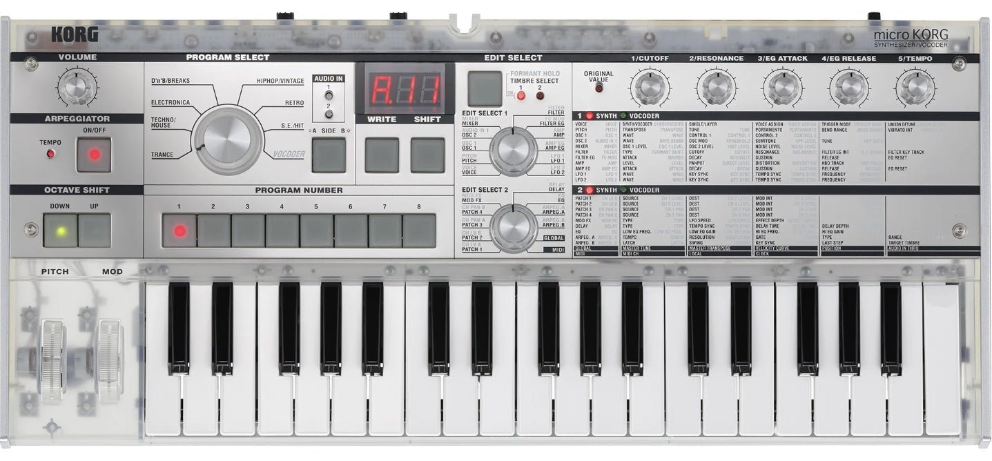 KORG MICROKORG CRYSTAL SYNTH/VOCODER - Music Planet New Zealand