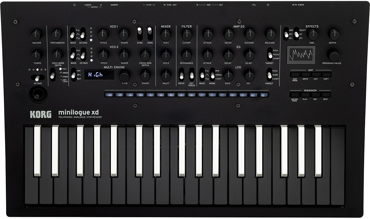 KORG MINILOGUE XD SYNTH INVERTED KEYS - Music Planet New Zealand