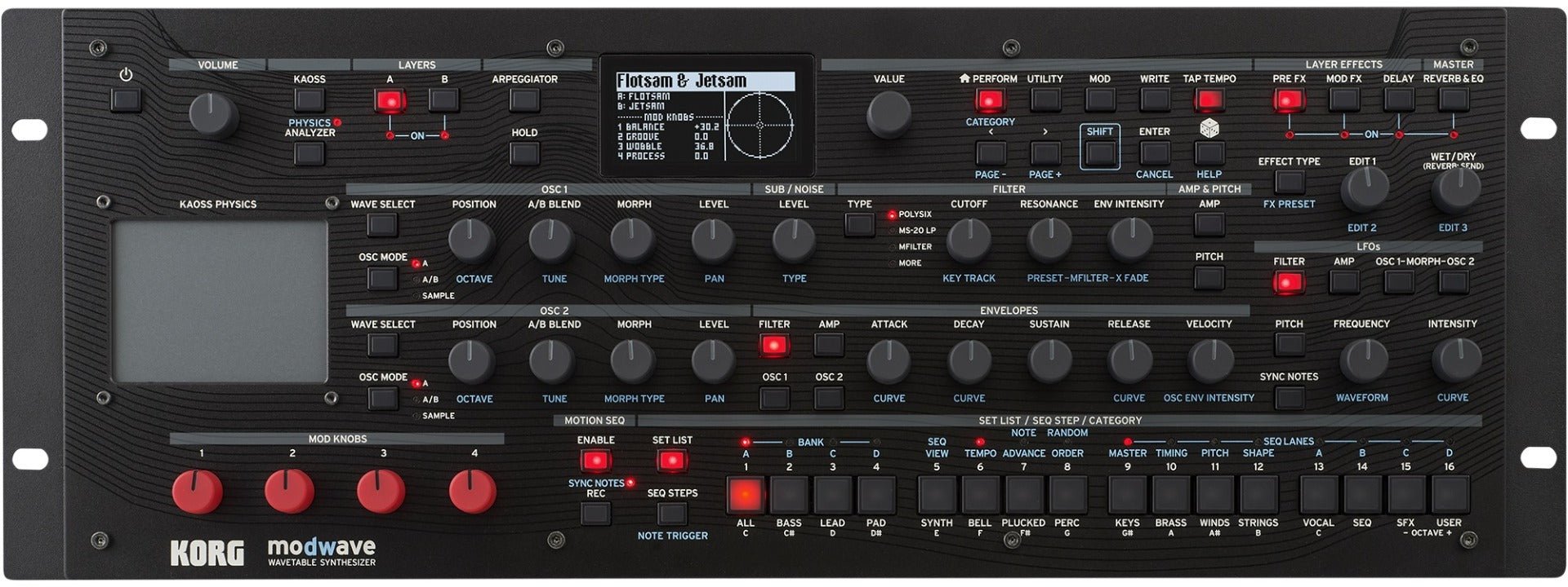 KORG MODWAVE WAVETABLE SYNTH MODULE - Music Planet New Zealand