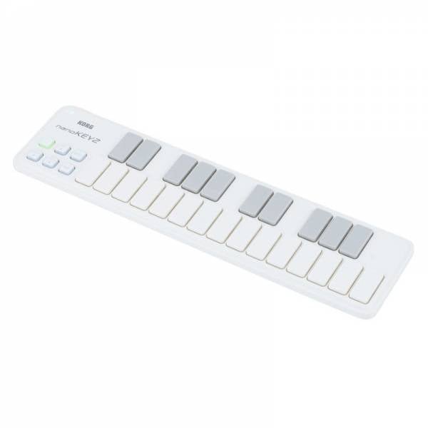 KORG NANOKEY2 MIDI CONTROLLER WHITE - Music Planet New Zealand