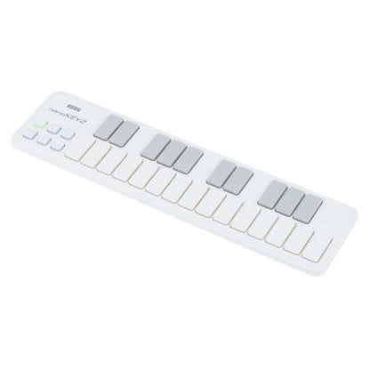 KORG NANOKEY2 MIDI CONTROLLER WHITE - Music Planet New Zealand