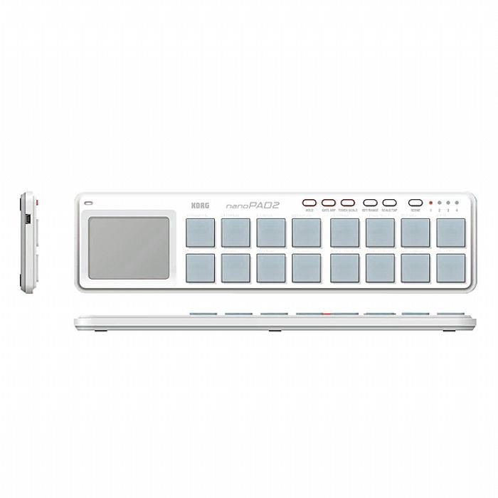 KORG NANOPAD2 MIDI CONTROLLER WHITE - Music Planet New Zealand