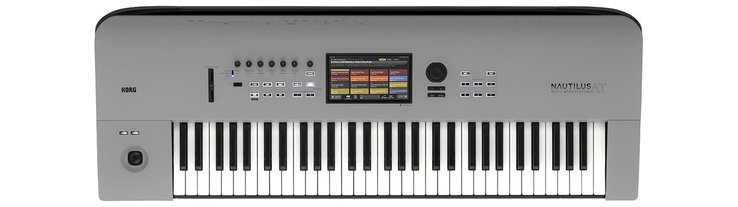 KORG NAUTILUS 61 AT LIMITED EDITION MATTE GRAY - Music Planet New Zealand