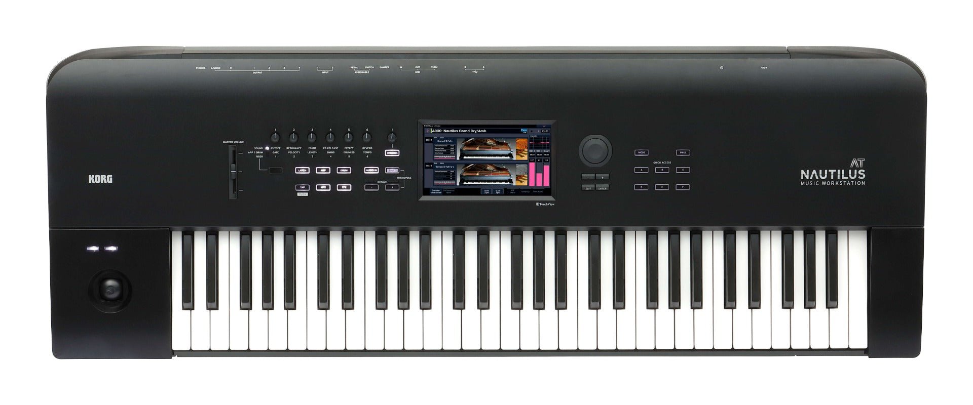 KORG NAUTILUS 61 NOTE AFTER TOUCH MUSIC WORK STATION - Music Planet New Zealand