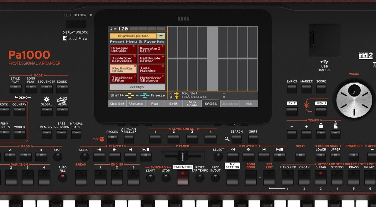 KORG PA1000 61 NOTE PROFESSIONAL ARRANGER - Music Planet New Zealand