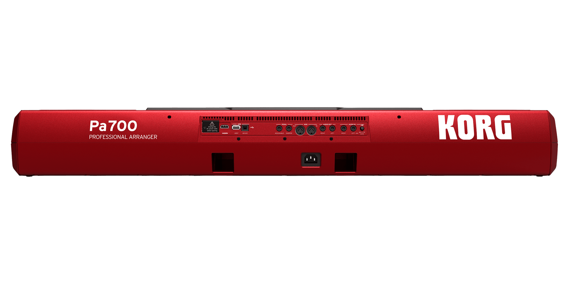 Korg PA700 61‑Key Pro Arranger Keyboard - Red - Music Planet NZ