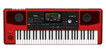 Korg PA700 61‑Key Pro Arranger Keyboard - Red - Music Planet NZ