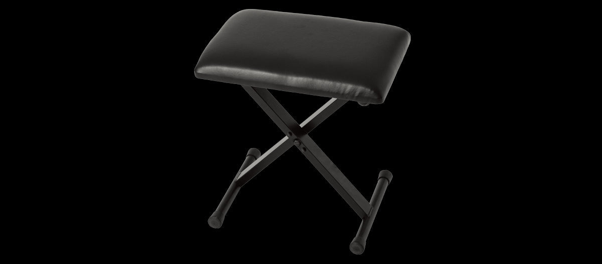 KORG PC110 ADJUSTABLE PIANO BENCH BLACK - Music Planet New Zealand