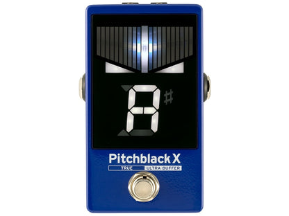 KORG PITCHBLACK CHROMATIC PEDAL TUNER BLUE - Music Planet New Zealand