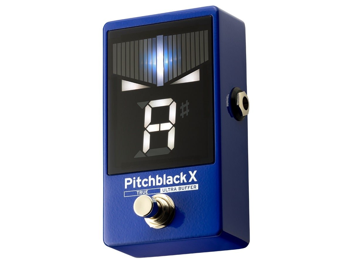 KORG PITCHBLACK CHROMATIC PEDAL TUNER BLUE - Music Planet New Zealand