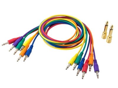 KORG SQ PATCH CABLES - BAG OF 6 - Music Planet New Zealand