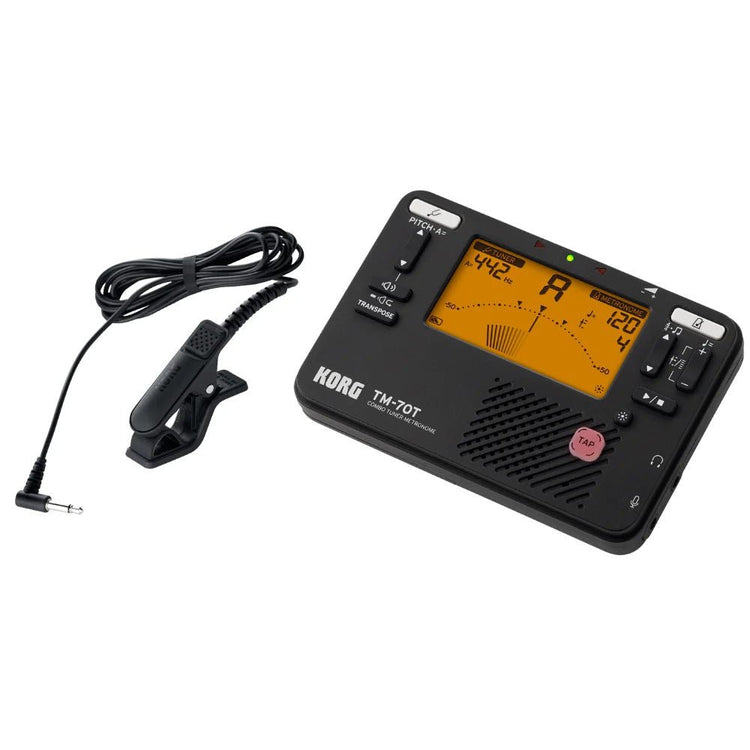 KORG TM - 70C TUNER METRONOME BLACK - Music Planet New Zealand