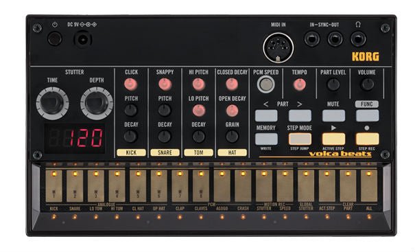 Korg Volca Beats Analogue Rhythm Machine - Synths | Music Planet NZ