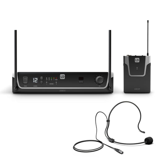 LD Systems U306 BPH Wireless Microphone System with Bodypack and Headset - Music Planet NZ